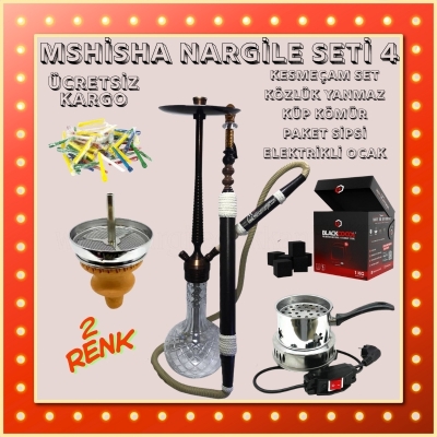 Mshisha Kesmeçam Nargile Seti 4